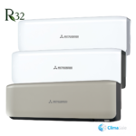 Инверторни климатици Mitsubishi Heavy Industries серия Premium SRK-ZS в три цвята: Pure White (W), Titanium (WT) и Black & White (WB). Обща визия за модели SRK20ZS, SRK25ZS, SRK35ZS и SRK50ZS.